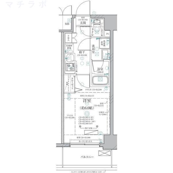 3階の間取り図