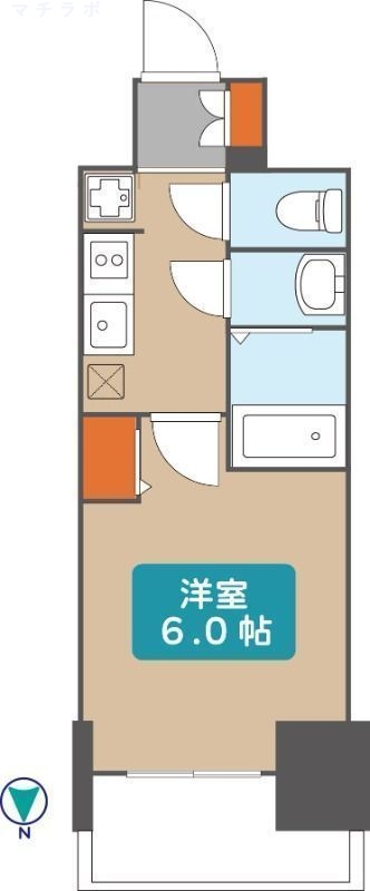 4階の間取り図