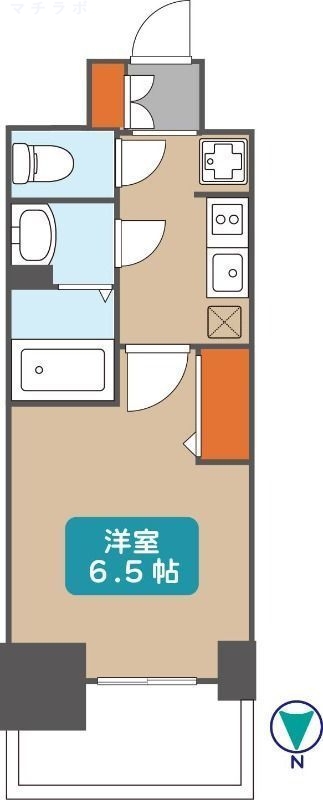 2階の間取り図