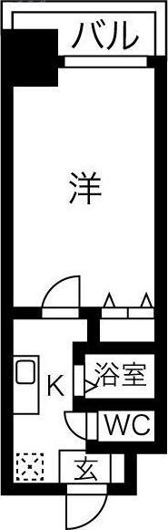 8階の間取り図