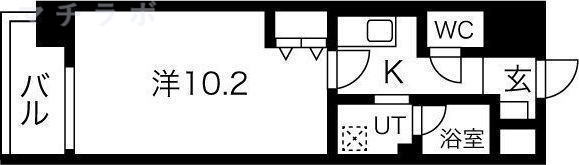4階の間取り図