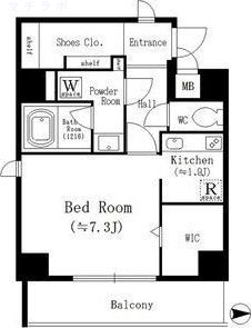 6階の間取り図