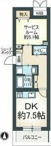 1階の間取り図