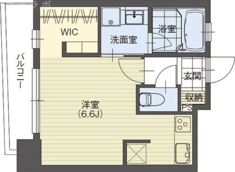2階の間取り図
