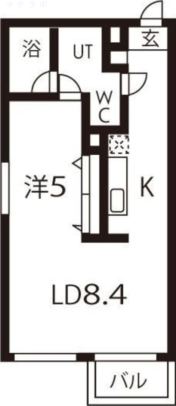 4階の間取り図