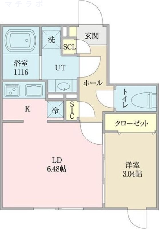 1階の間取り図