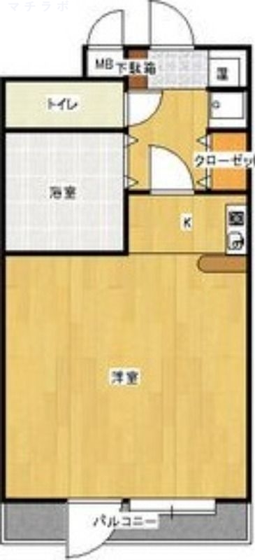 6階の間取り図