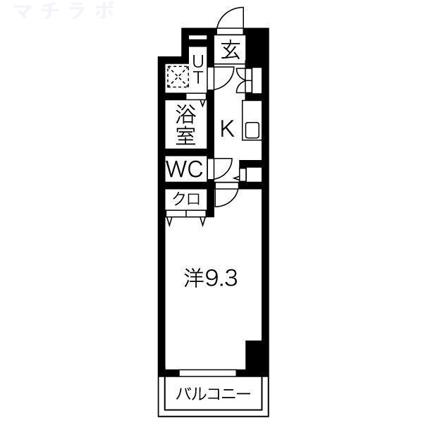 2階の間取り図