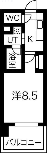 2階の間取り図