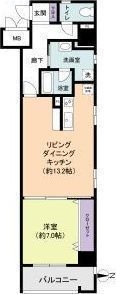 8階の間取り図