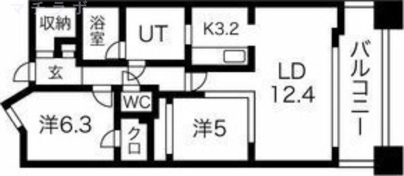 5階の間取り図