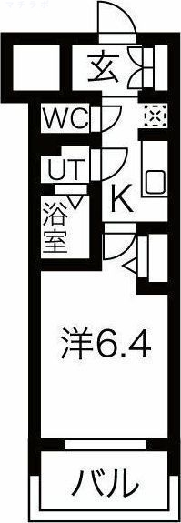 4階の間取り図