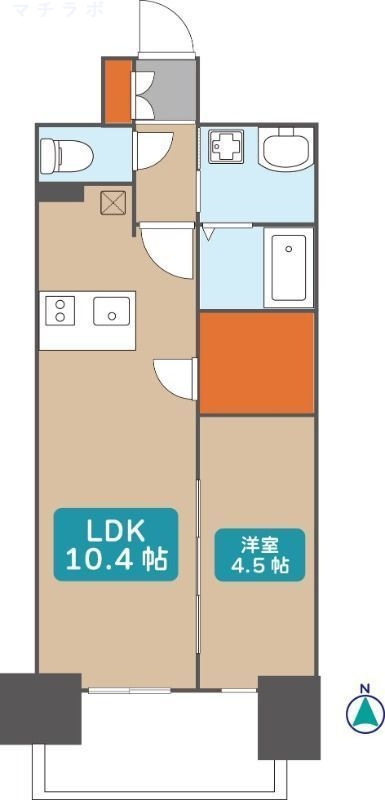 2階の間取り図