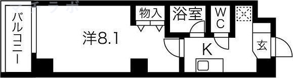 9階の間取り図