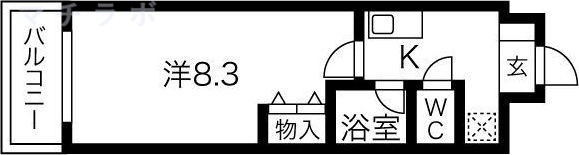 4階の間取り図