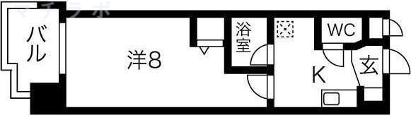 6階の間取り図