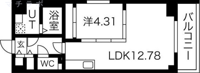 6階の間取り図