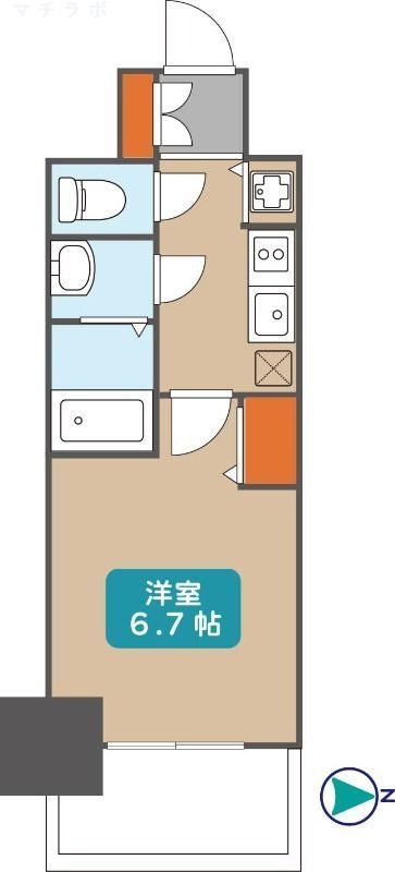 5階の間取り図