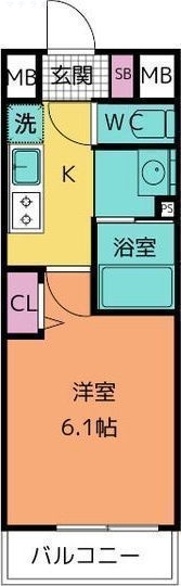 8階の間取り図