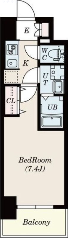 8階の間取り図
