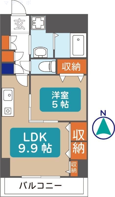 10階の間取り図