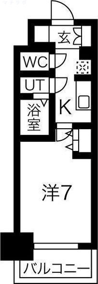 6階の間取り図