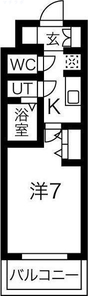 7階の間取り図