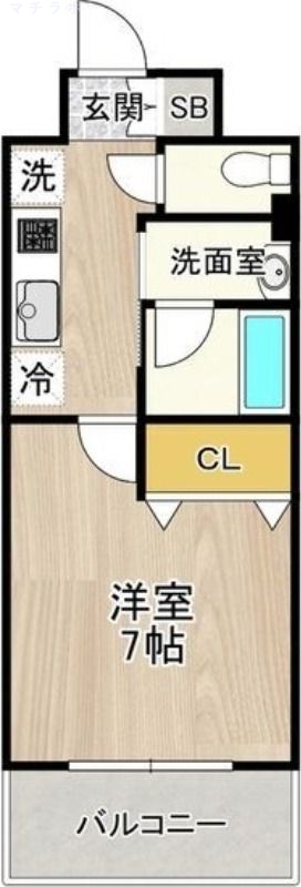 7階の間取り図