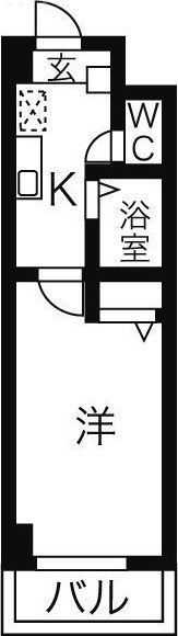 6階の間取り図