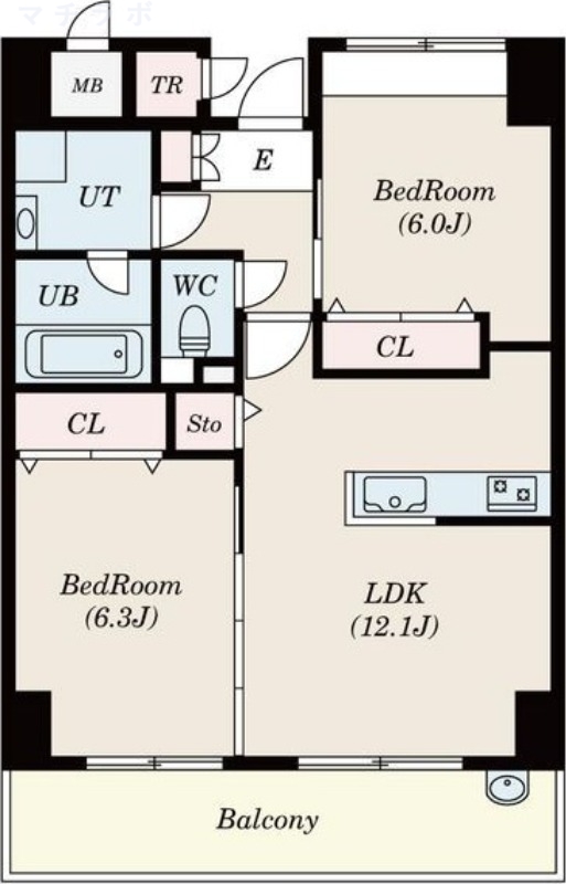 7階の間取り図