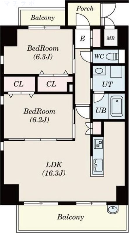 10階の間取り図