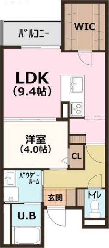 1階の間取り図