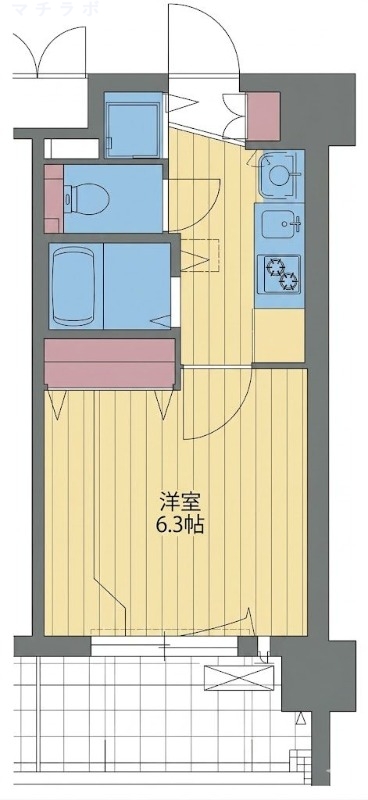 5階の間取り図