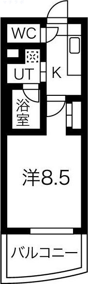 4階の間取り図