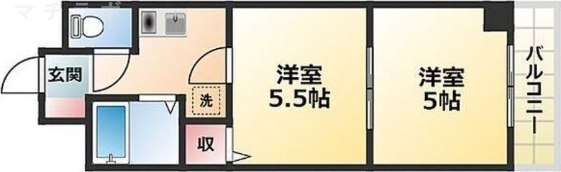 4階の間取り図