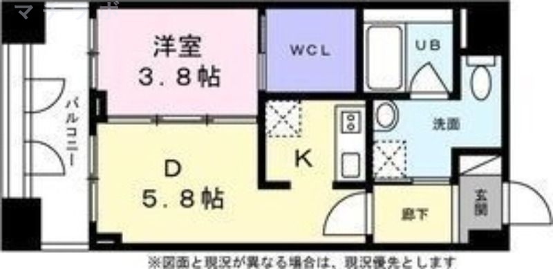 9階の間取り図