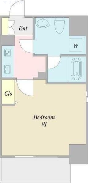 2階の間取り図