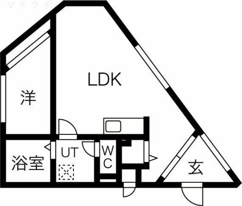 1階の間取り図