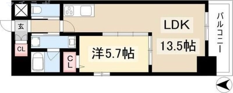7階の間取り図