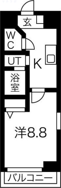 9階の間取り図
