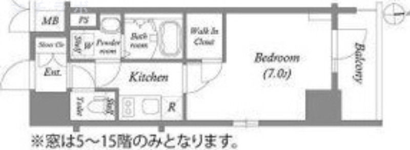 9階の間取り図