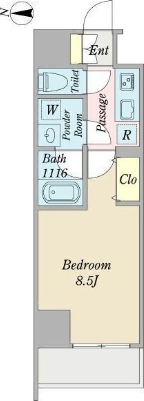 3階の間取り図