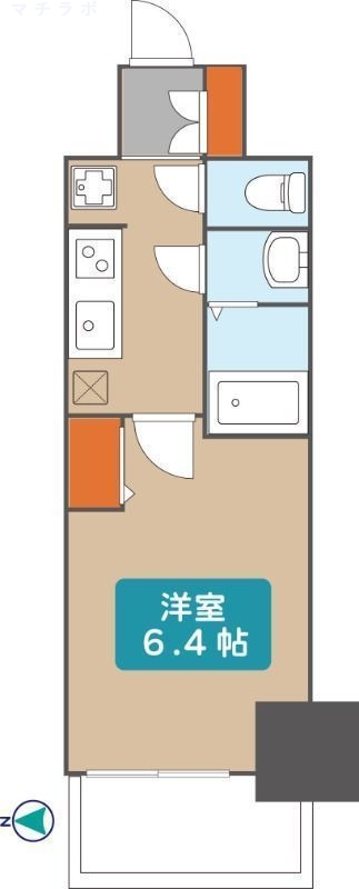 8階の間取り図