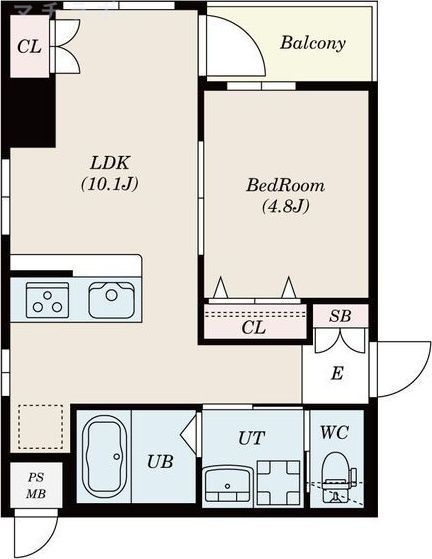 8階の間取り図