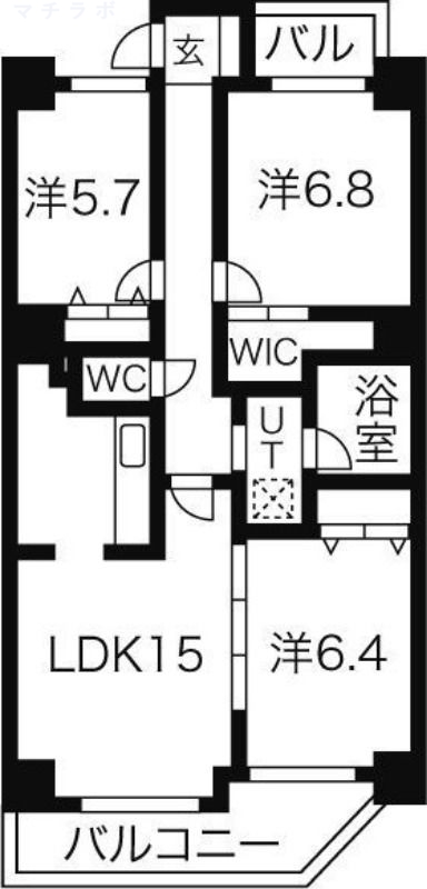 11階の間取り図