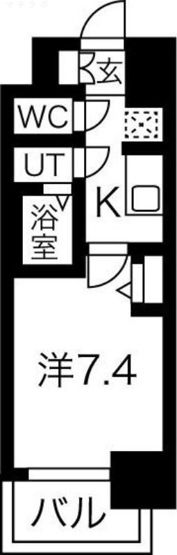 6階の間取り図