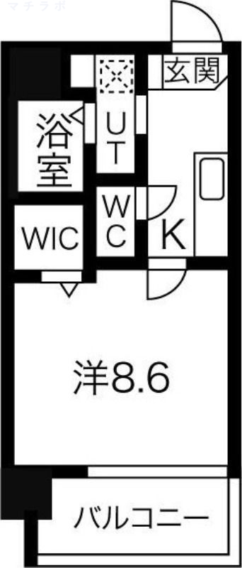 6階の間取り図