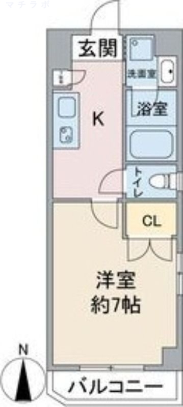 2階の間取り図