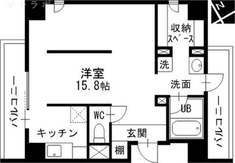 4階の間取り図