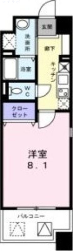 2階の間取り図